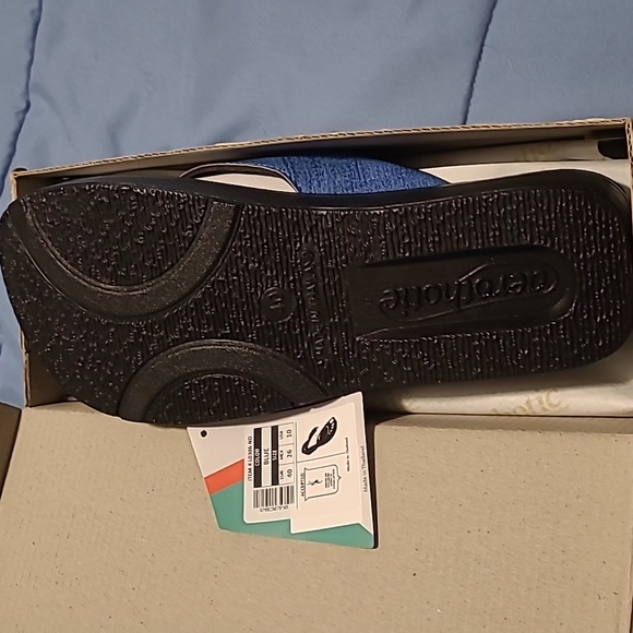 AEROTHOTIC Slip On Recovery Footwear Plantar Fasciitis Flip Flops - Picture 6 of 7